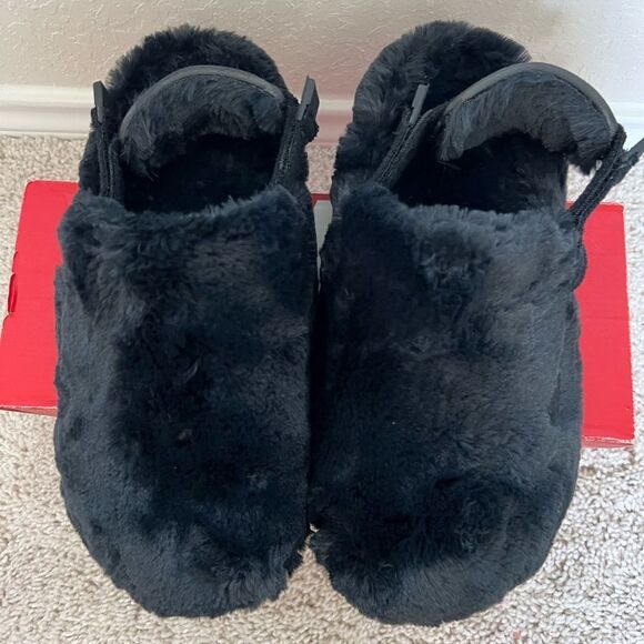 Nike Calm Mule Slide Black Athletic Slides Slippers - Picture 4 of 9